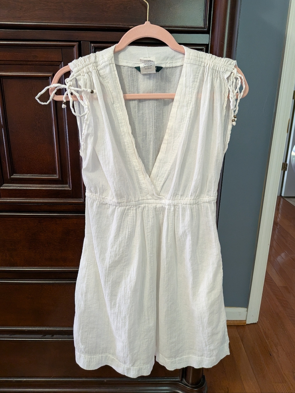 Ralph Lauren White Cotton Swim Coverup Dress
